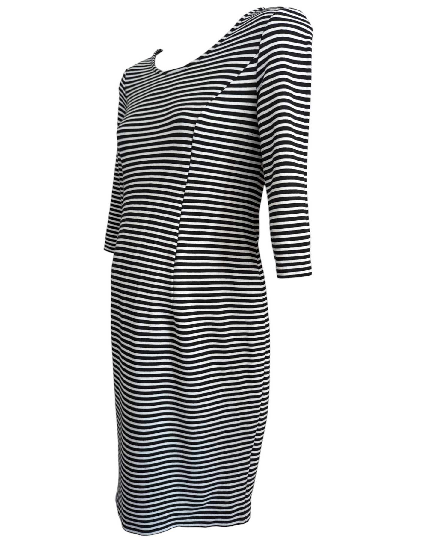 Blooming Marvellous Black & White Striped Dress Size 10